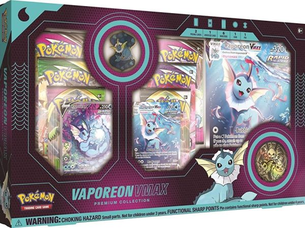 Vaporeon Vmax - Pokemon - Premium Collection Box - Sealed - New