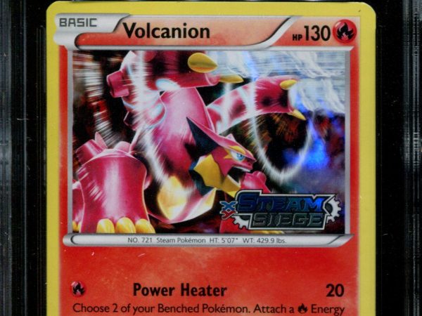 Volcanion - XY145 - CGC 8.5 - Black Star Promos - Steam Siege Prerelease - Pokemon - 48403