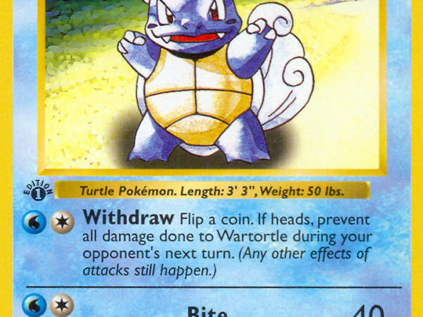 Wartortle (42/102) (Shadowless) [Base Set 1st Edition]