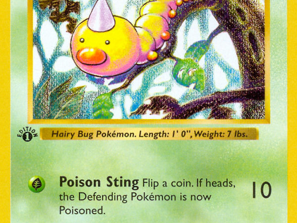 Weedle (69/102) (Shadowless) [Base Set 1st Edition]