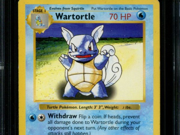 Wartortle - 42/102 - CGC 6 - Shadowless - Base Set - Pokemon - 36199