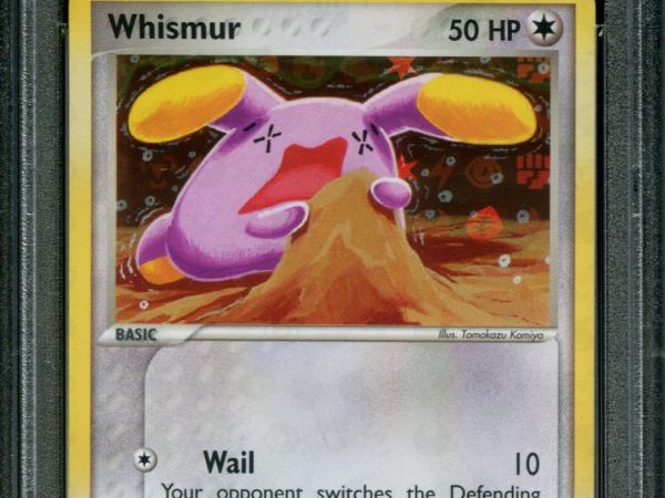 Whismur - 82/101 - PSA 8 - Reverse Holo - Hidden Legends - Pokemon - 80765