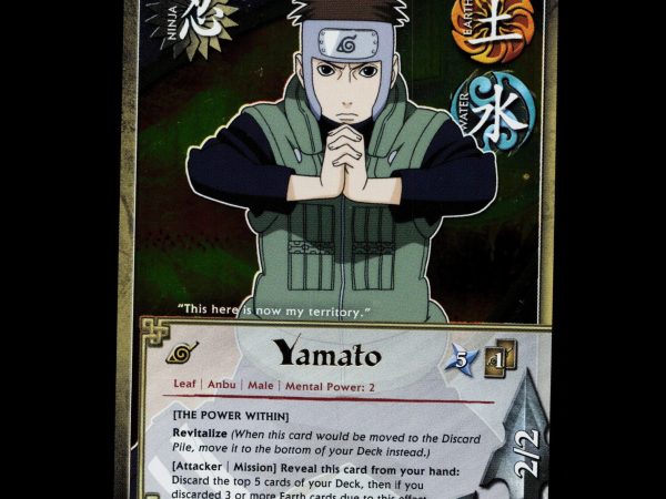 Yamato - 1499 - NM - Foil - S26 - Naruto CCG - E1-163