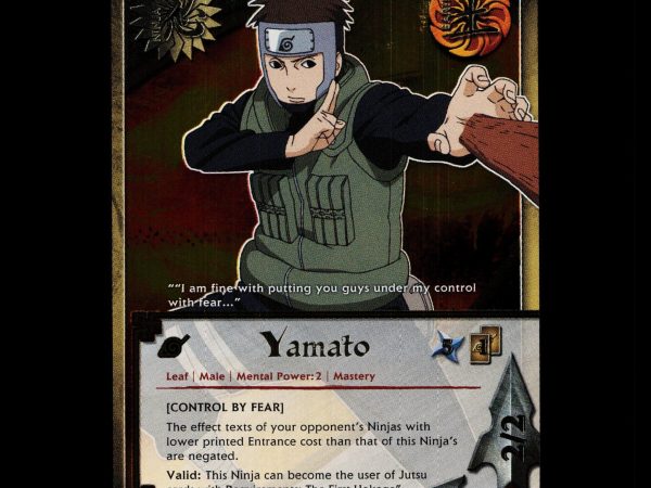 Yamato - 655 - NM - 1st Edition - Foil - Naruto CCG - D4-302