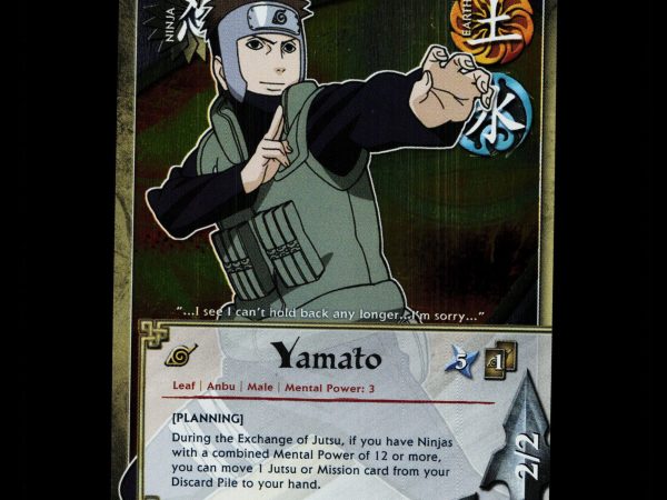 Yamato - 956 - NM - 1st Edition Foil - S19 - Naruto CCG - D4-130