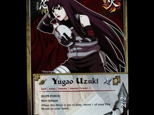 Yugao Uzuki - 1221 - NM - 1st Edition Foil - S22 - Naruto CCG - D3-84