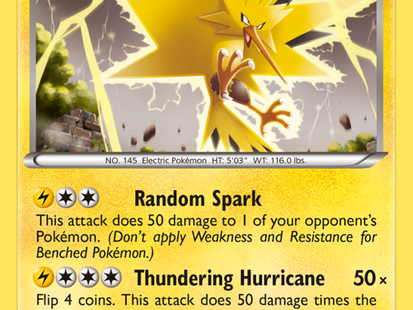 Zapdos (46/113) (Theme Deck Exclusive) [Black & White: Legendary Treasures]