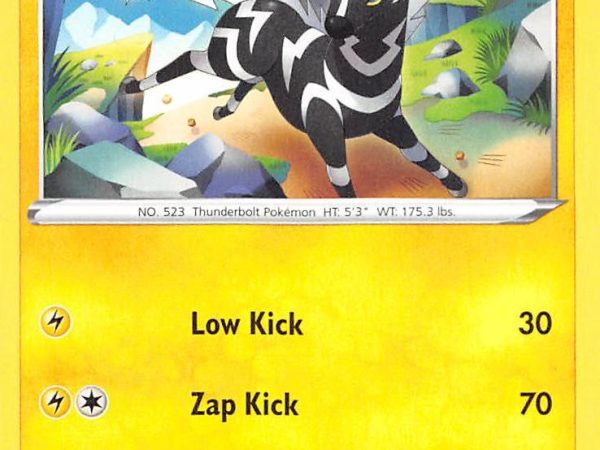 Zebstrika (054/185) (Pikachu Stamp #56) [Battle Academy 2022]