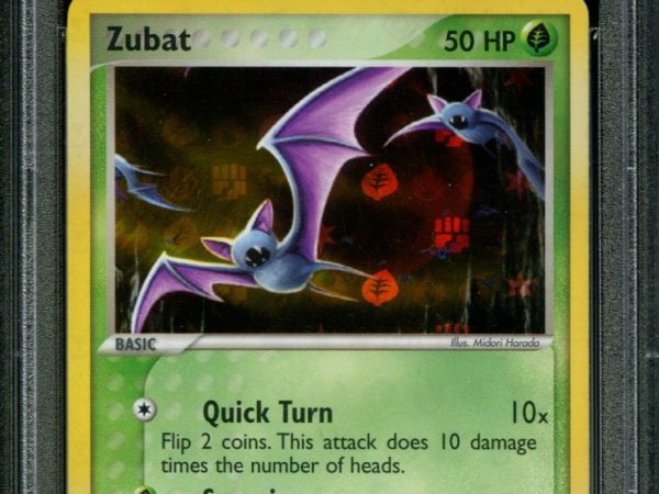 Zubat - 83/101 - PSA 7 - Reverse Holo - Hidden Legends - Pokemon - 80881