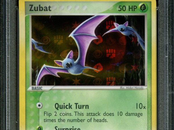 Zubat - 83/101 - PSA 8 - Reverse Holo - Hidden Legends - Pokemon - 80882