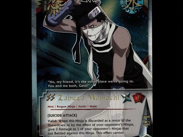 Zabuza Momochi - 323 - NM - 1st Edition - Foil - Naruto CCG - D4-326