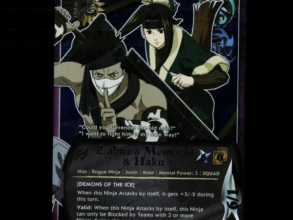 Zabuza Momochi & Haku - PR 075 - NM - Foil - Promo - Naruto CCG - E1-3