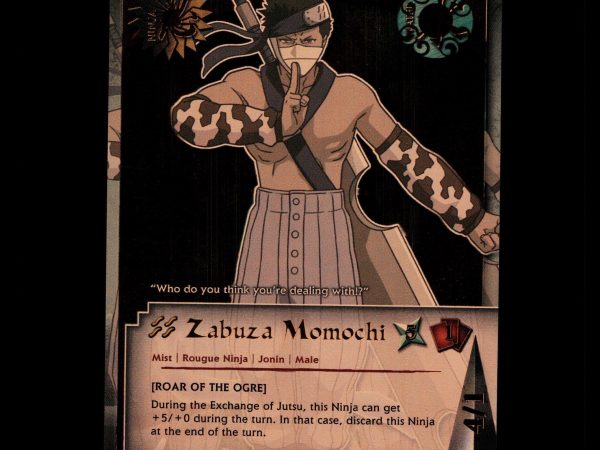 Zabuza Momochi - us034 - NM - 1st Edition - Foil - Naruto CCG - D4-205